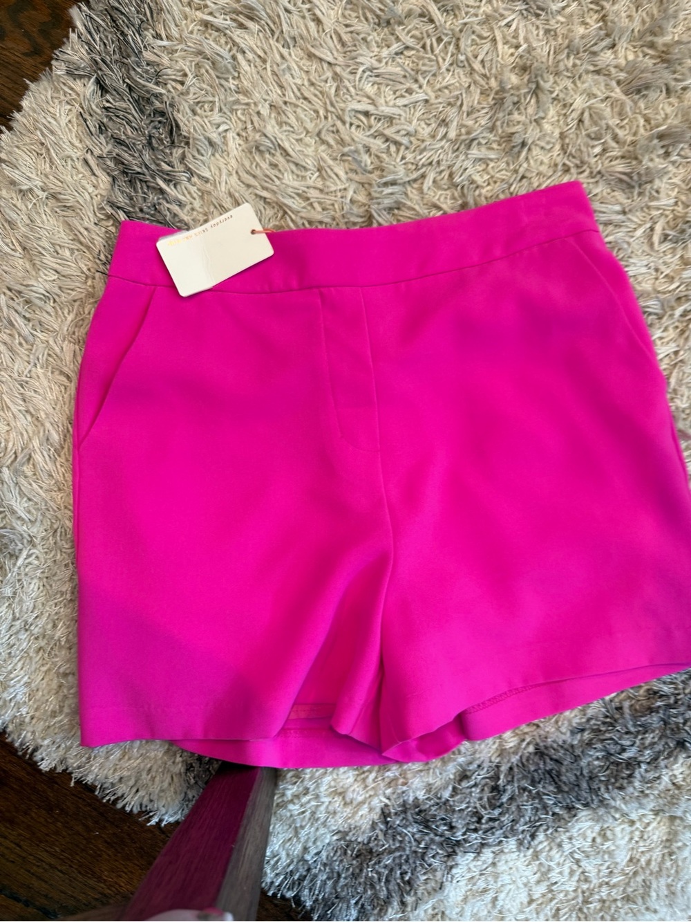 Skies Are Blue High Waist Hot Pink Shorts